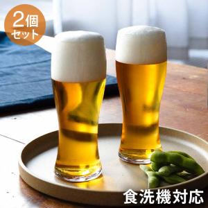 東洋佐々木ガラス ビアグラスセット 2個入り 395ml 薄づくり 専用木箱