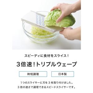 日本製 燕三条 スライサー 3倍速 トリプルウ...の詳細画像1
