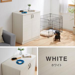 日本製 ペット用品 収納庫 大容量 完成品 犬...の詳細画像1