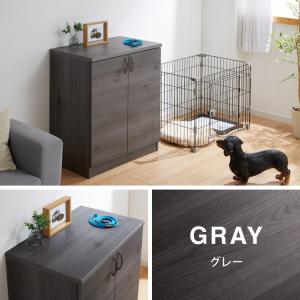 日本製 ペット用品 収納庫 大容量 完成品 犬...の詳細画像3