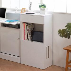 白井産業 チャモス 円形ラック 二段 日本製 ラック 扉付き 2段 円形 筒