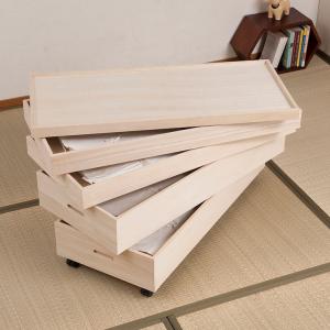 日本製 桐キャスター付き衣装箱5段 クーポン使用不可 送料無料 hi-0032