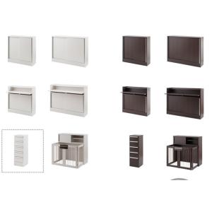 日本製 完成品 大川家具 スタイリッシュ デザ...の詳細画像5