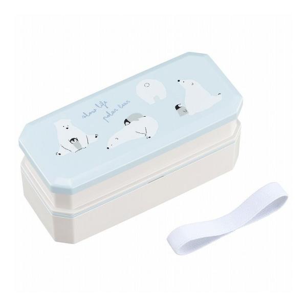 オーエスケー 日本製 polarbear ポーラーベア 松花堂弁当箱 上260ml下340ml PW...