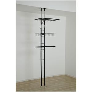 突っ張り ランドリーラック 幅58cm ハイタ...の詳細画像3