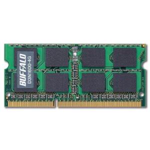 バッファロー PC3-12800(DDR3-1600)対応 204Pin用 DDR3 SDRAM S.O.DIMM 4GB ( D3N1600-4G )(メモリ)｜recommendo