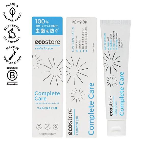 単品6個セット ecostore トゥースペースト コンプリートケア 100g エコストア オーラル...