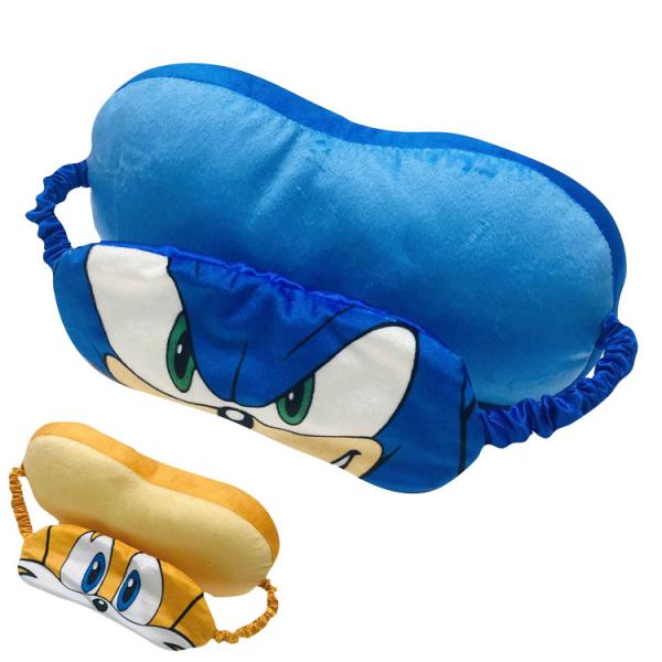 MORIPiLO セガ アイマスク 睡眠用 まくら付きアイピロー 27x6cm ソニック テイルス ...
