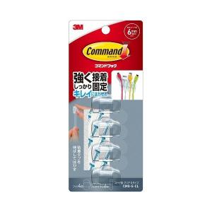 【5個セット】花生堂 3M ( スリーエム ) コマンドフック コード用 クリア Sサイズ CMG-S-CL (配線グッズ) 代引不可｜recommendo