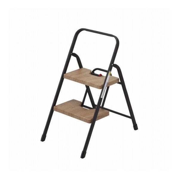 シービージャパン フォールディングステップ 2段 オーク折りたたみ 脚立 スリム 折り畳み モダン ...