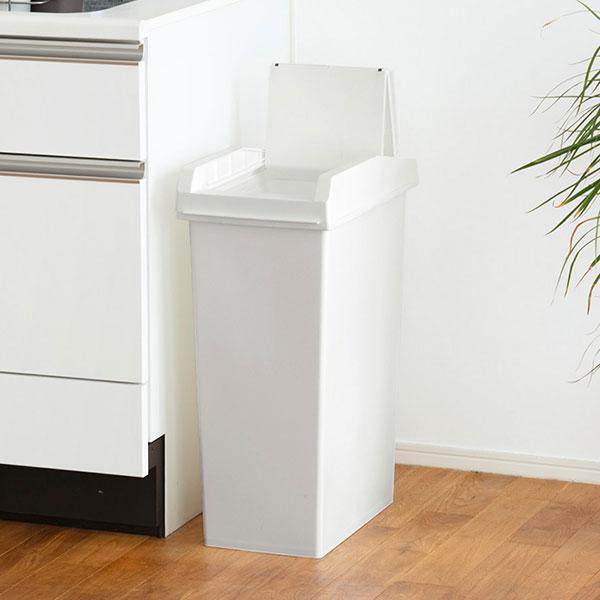 新輝合成 ユニード ユニードスライドペール45 45L ホワイトグレー