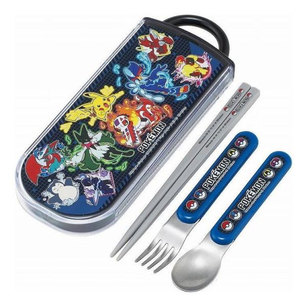 スケーター 抗菌 食洗機対応 スライド式トリオセット ポケモン TACC2AGハシ スプーン フォー...