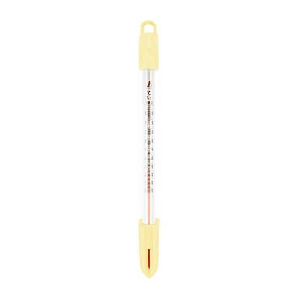 シンワ測定 棒状温度計 赤液 ケース付 0~100度 15cm H4-C 73212