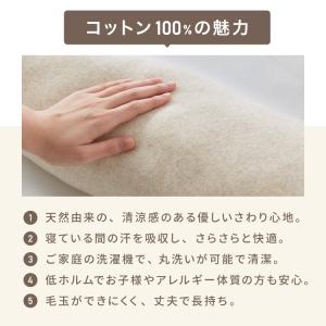 抱き枕 S字 綿100% オーガニックコットン...の詳細画像4