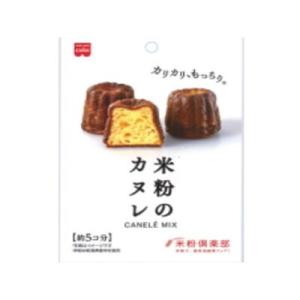 共立食品 ホームメイド 米粉のカヌレミックス 120g x6 6個セット 代引不可