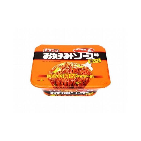 まとめ買い サッポロ一番 オタフクお好みソース味焼そば カップ 124g x12個セット 食品 セッ...