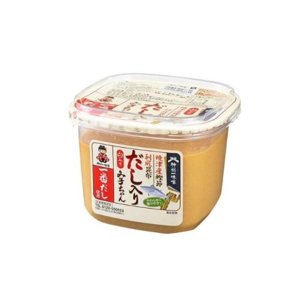 単品6個セット 神州一味噌 だし入りみ子ちゃん 白 750g 代引不可