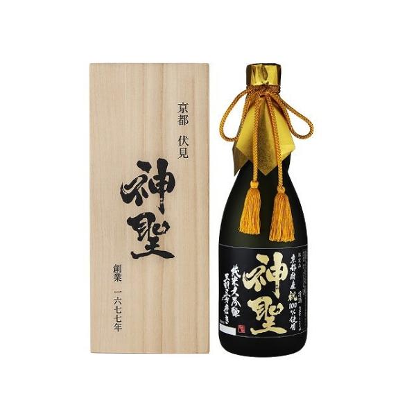 山本本家 神聖 純米大吟醸 三割五分 祝 720ml 日本酒 清酒 酒 Sake 京都 伏見 代引不...