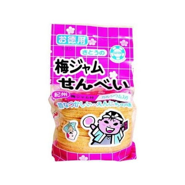 12個セット 佐藤 お徳用梅ジャムせんべい 2袋 40g x12 まとめ買い まとめ売り お徳用 大...