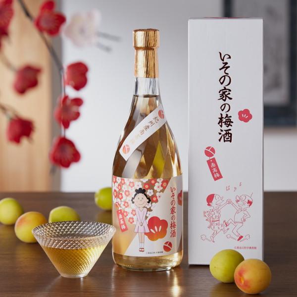 いその家の梅酒 南高梅 梅酒 サザエさん 波平 明石酒造 コラボ コラボレーション キャラクター ギ...