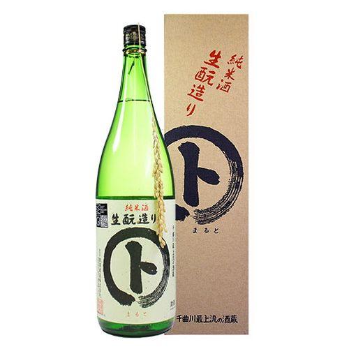 黒澤酒造 マルト 純米酒 生もと造り 箱入 1.8L x1 代引不可