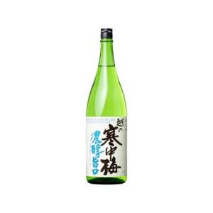 新潟銘醸 越の寒中梅 純米 濃醇旨口 1800ml x1 代引不可