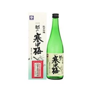 新潟銘醸 越の寒中梅 純米吟醸 箱入 720ml x1 代引不可