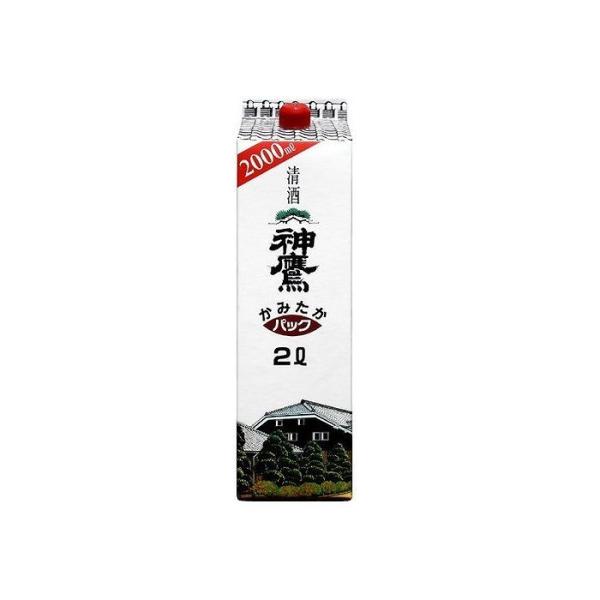 6個セット 清酒 神鷹 パック 2L x6 セット まとめ売り セット販売 お徳用 おまとめ品 代引...