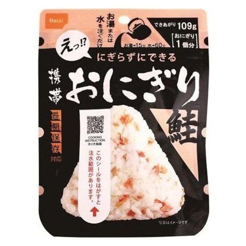 15個セット 尾西食品 携帯おにぎり 鮭 長期保存対応 42g x15コ 代引不可