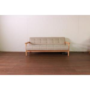 レトロソファ 3人掛け 幅170 奥行73 高...の詳細画像3