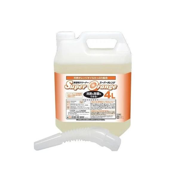 UYEKI ウエキ スーパーオレンジ 消臭・除菌 泡タイプ N 業務用 4L オレンジオイル 洗剤 ...