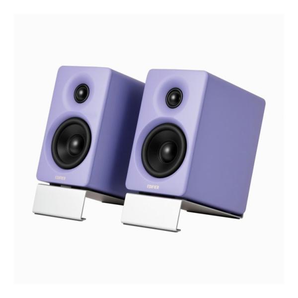 Edifier製 コンパクトデスクトップ2.0スピーカー M60 ラベンダーパープル 66W Blu...