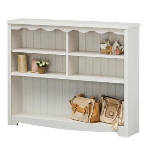 白井産業　オープンラック　モンシェリーヌ　白家具　木製 白井産業 フリーラック モンシェリーヌ 幅74.4cm 高さ89.3cm オープン