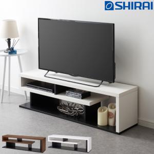 テレビ台 ローボード ヴォルデバ 幅120cm ダークブラウン ホワイト 収納 木目調 シンプル ユニーク スタイリッシュ おしゃれ クール 代引不可