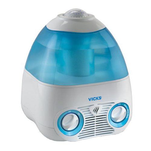 VICKS ヴィックス 気化式加湿器 天井に七色の星が映る MODEL V3700