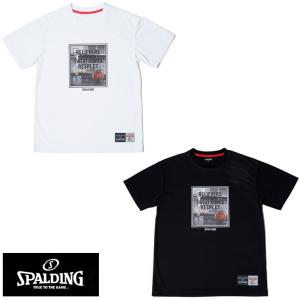 SPALDING Tシャツ-RESPECT SMT180030 バスケットボール プラクティスシャツ