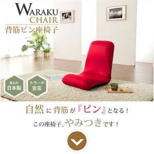 日本製 座椅子 和座椅子L 和楽チェアL コン...の詳細画像1