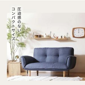 コンパクト カウチソファ ポケットコイル 日本...の詳細画像5
