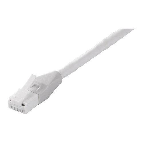 BUFFALO Cat6A ツメの折れないLANケーブル 標準 ストレート 5m ホワイト BSLS...