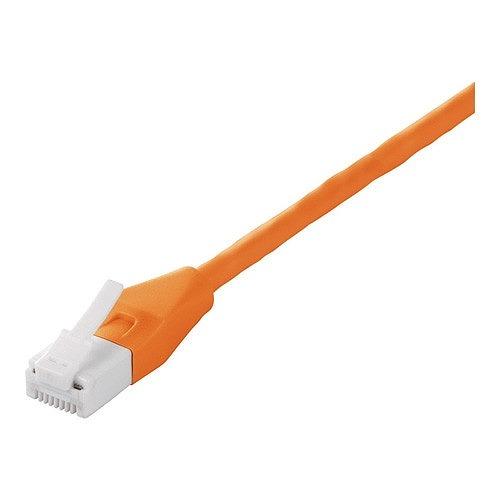 BUFFALO ツメ折れないCat6 LANケーブルやわらか 5m オレンジ BL6TNY50OR ...