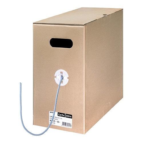 BUFFALO ツメ折れないCat5e LANケーブルSTP 300m ブルー BL5ETSTP30...