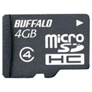 防水仕様 Class4対応 microSDHC 4GB バッファロー RMSD-BS4GB｜recommendo