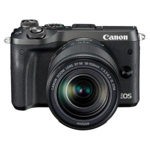 キヤノン <EOS>Canon ミラーレス一眼カメラ EOS M6・EF-M18-150 IS STM レンズキット(2420万画素/ブラック)[1724C024] EOSM6BK-18150ISSTMLK 代引不可｜recommendo