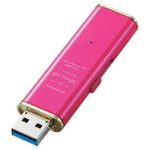 エレコム USBメモリー/USB3.0対応/スライド式/32GB/ラズベリーピンク MF-XWU332GPND 代引不可｜recommendo