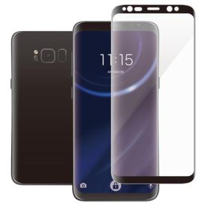 エレコム Galaxy S8/フルカバーガラスフィルム/ブラック PM-GS8FLGGRBK 代引不可｜recommendo