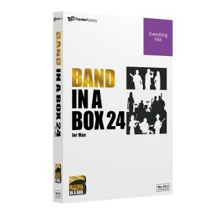 フロンティアファクトリー Band-in-a-Box 24 for Mac EverythingPAK PGBBOEM111 代引不可｜recommendo