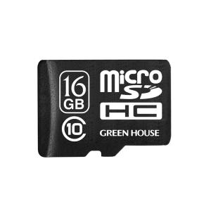 グリーンハウス microSDHCカード 16GB クラス10 +データ復旧サービス GH-SDMRHC10DA-16G 代引不可｜recommendo