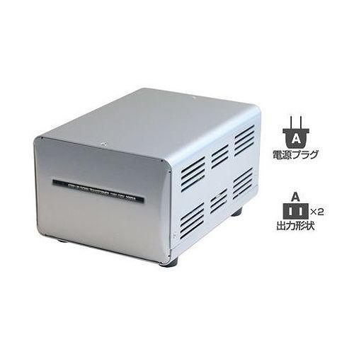 カシムラ 海外国内用型変圧器110-130V/2000VA WT-2UJ 代引不可