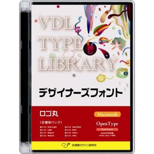 VDL TYPE LIBRARY デザイナーズフォント OpenType (Standard) Macintosh ロゴ丸 視覚デザイン研究所 30500｜recommendo