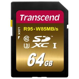 トランセンドジャパン 64GB SDXCカード UHS-I U3X TS64GSDU3X 代引不可｜recommendo